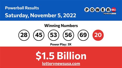powerball numbers 11 05 2022.
